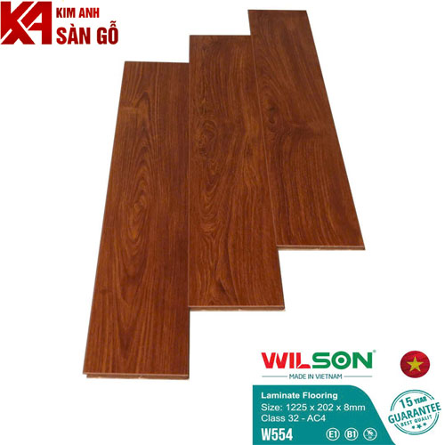 Sàn Gỗ Công Nghiệp 8MM WILSON-W554